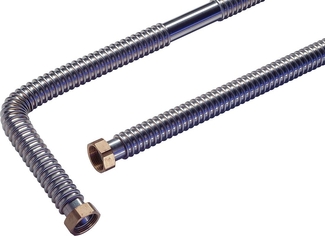 RACC.LAITON FLEXIBLE INOX SAN DN16 1/2"F