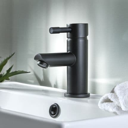 Afwerkset 1GREEP mengkraan lavabo live nobili 200MM mat WIT