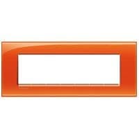LivingLight - plaque rectangulaire 7 modules Orange