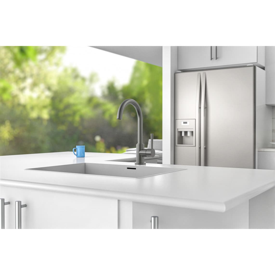 79162 CORNWALL Sink mixer, graphite matt