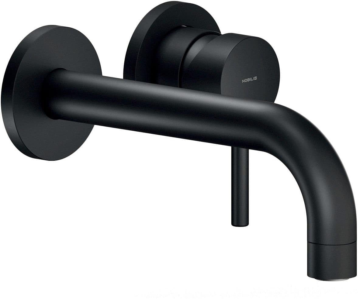 SET DE FINITION MITIGEUR LAVABO LIVE NOBILI 150MM NOIR MAT