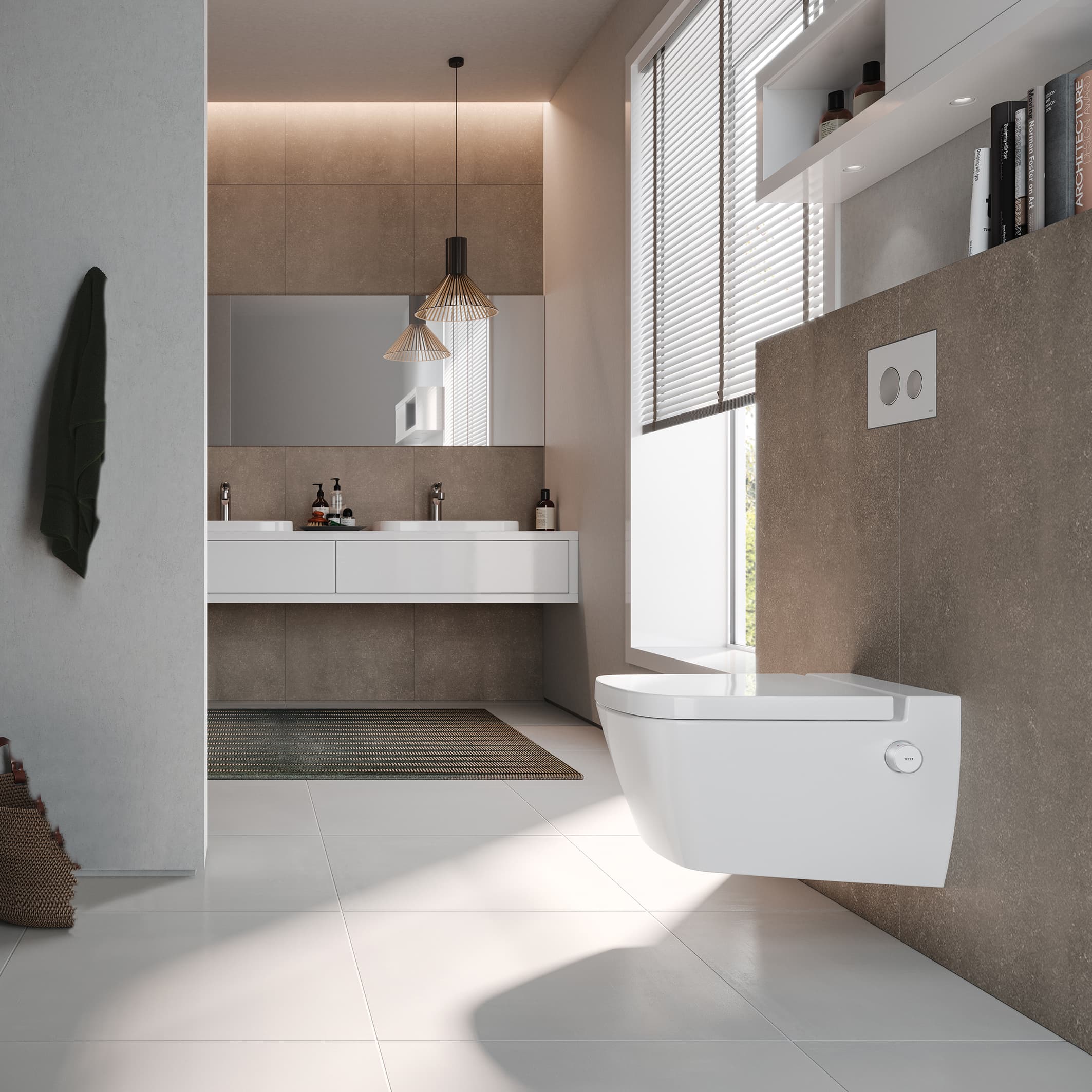 WC TECEONE AVEC FONCTION DOUCHE, EAU FROIDE belgaqua