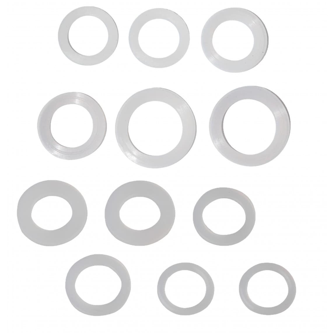 98697270 joint pour aérateur, Silicone, pour M16/M18/M20/M22/M24/M28 (6x2)