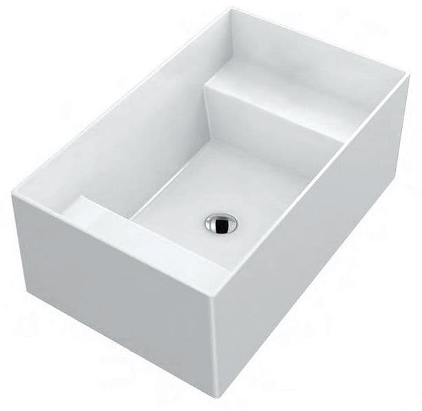 VIDOIR GALASSIA 600X380MM+TROP-PLEIN/FIXATION BLANC