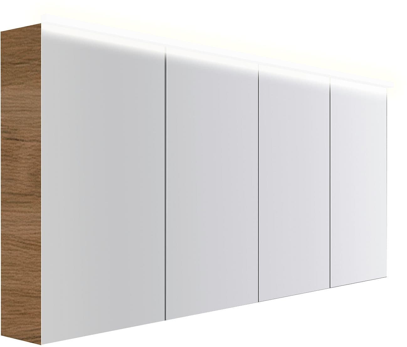 ARMOIRE TOILETTE COFFEE 4 PORTES 1800MM 4250K CHENE DECOR CARAMELLE