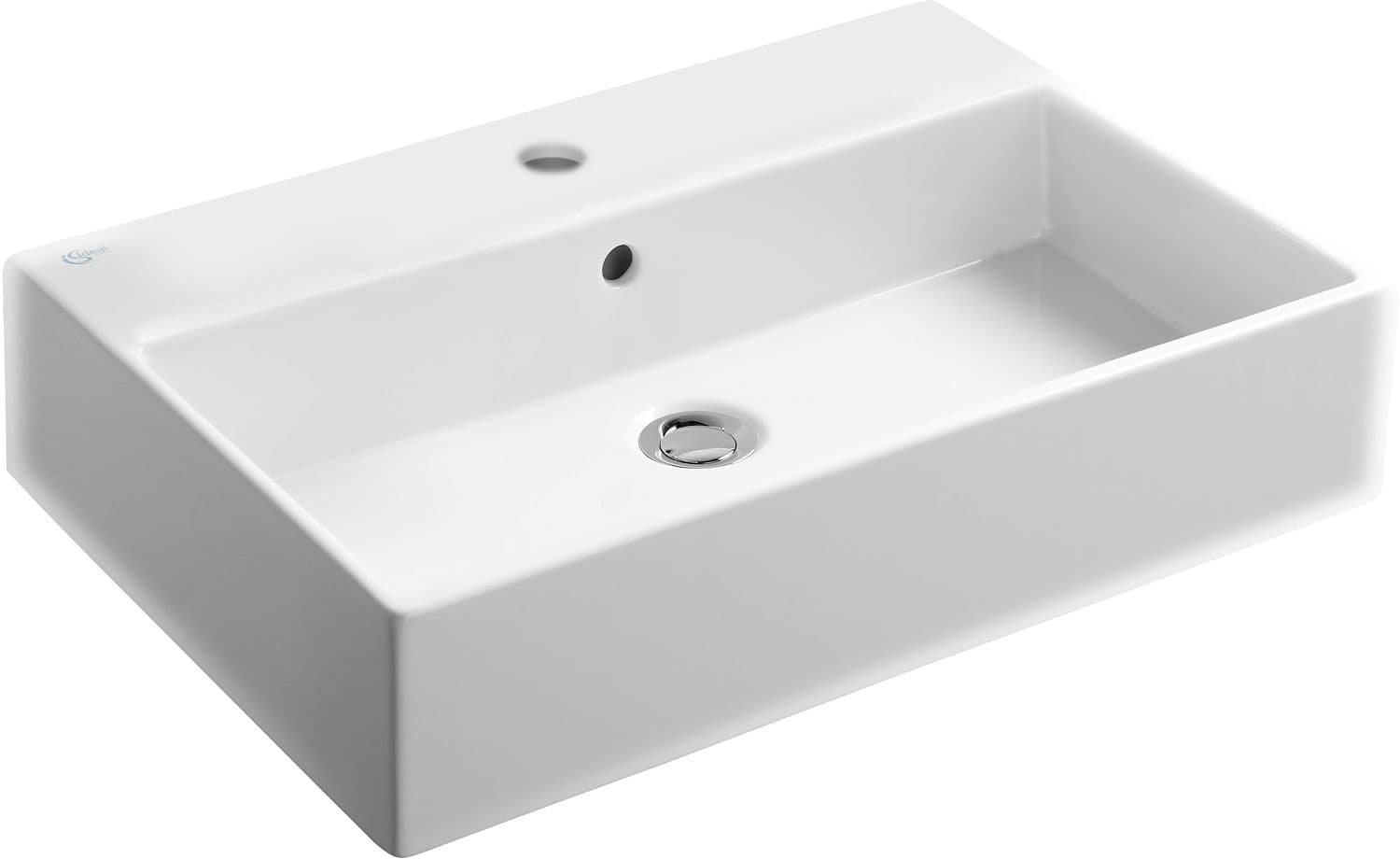 LAVABO STRADA IDEAL STANDARD 600X420+ TROU ROBINET BLANC