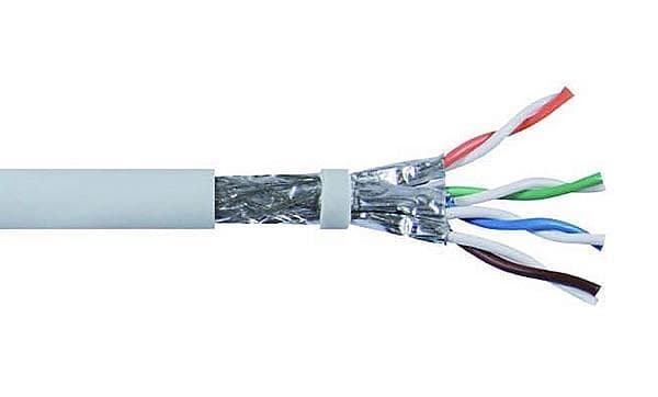 S/FTP cat6A Lsoh sur bobine de 500m classe CPR: CCA s1d1a1