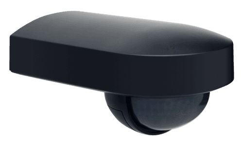 Détecteur de mouvement, Niko Home Control, 13 m, 180°, IP54, avec lentille orientable, pour montage en saillie, couleur anthracite