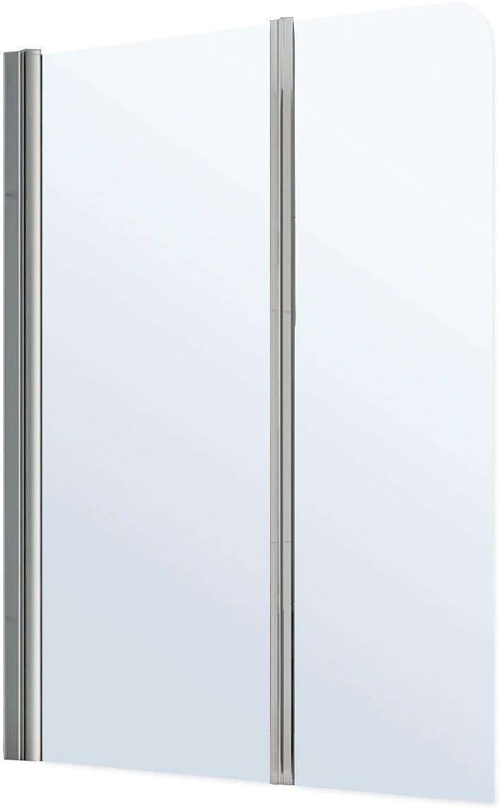PARE-BAIN EN 2 PIECES MISTRAL 120-150 GAUCHE ARGENT-CLAIR