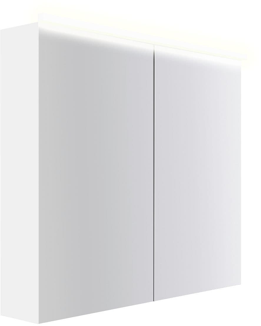 ARMOIRE TOILETTE COFFEE 2 PORTES 900MM 4250K BLANC MAT