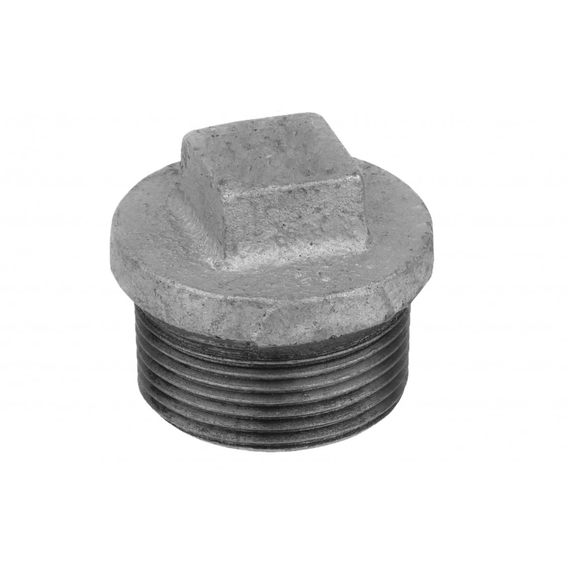 989804155 FM bouchon, galvanisé, 1 1/2" M, (290)