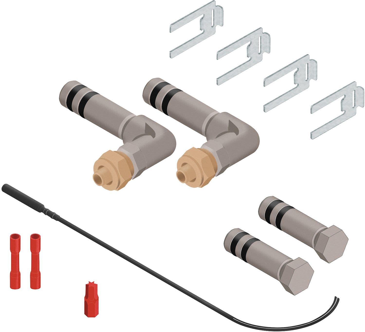 SET DE SONDES POUR 2 PANNEAUX VERTICALE ECOULEMENT LIBRE VAILLANT