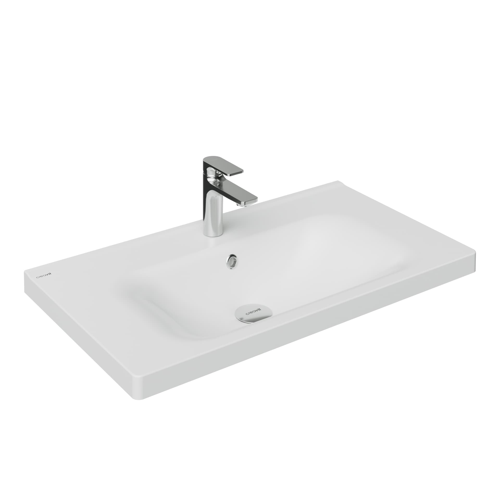 Creavit eksen lavabo 80 cm