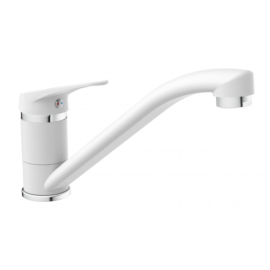 NI182SCR-W SPEED Keukenkraan, wit/chroom