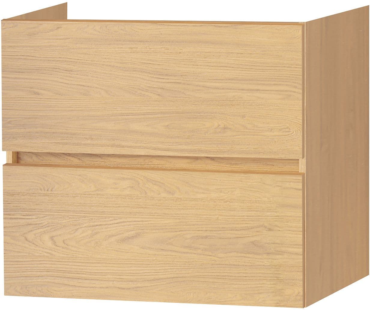 SOUS MEUBLE MOLTO 2 TIROIRS 70 CHENE BRONZE