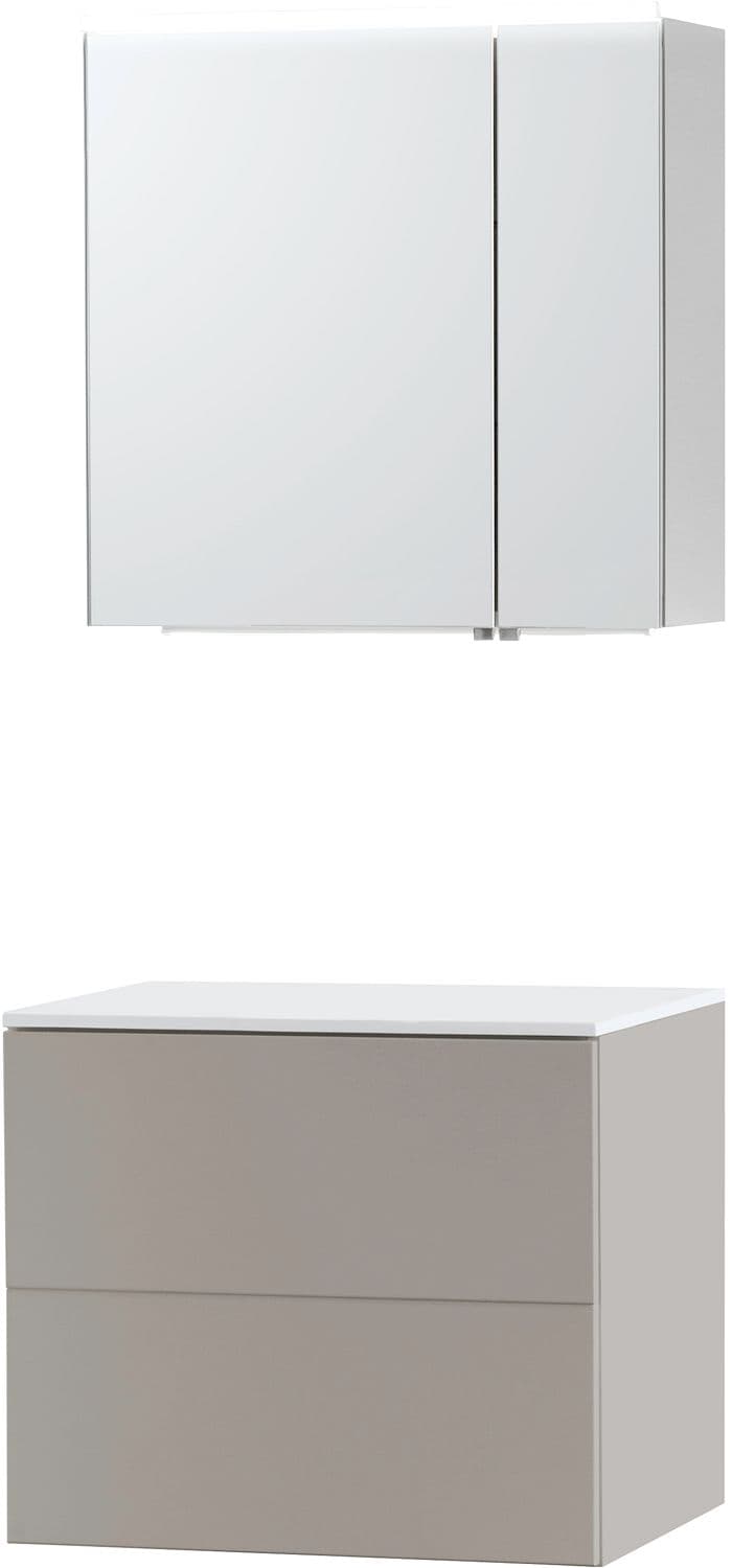 MEUBLE PURO SOLO GRIS 70 SOLID A POSER ARMOIRE TOILETTE