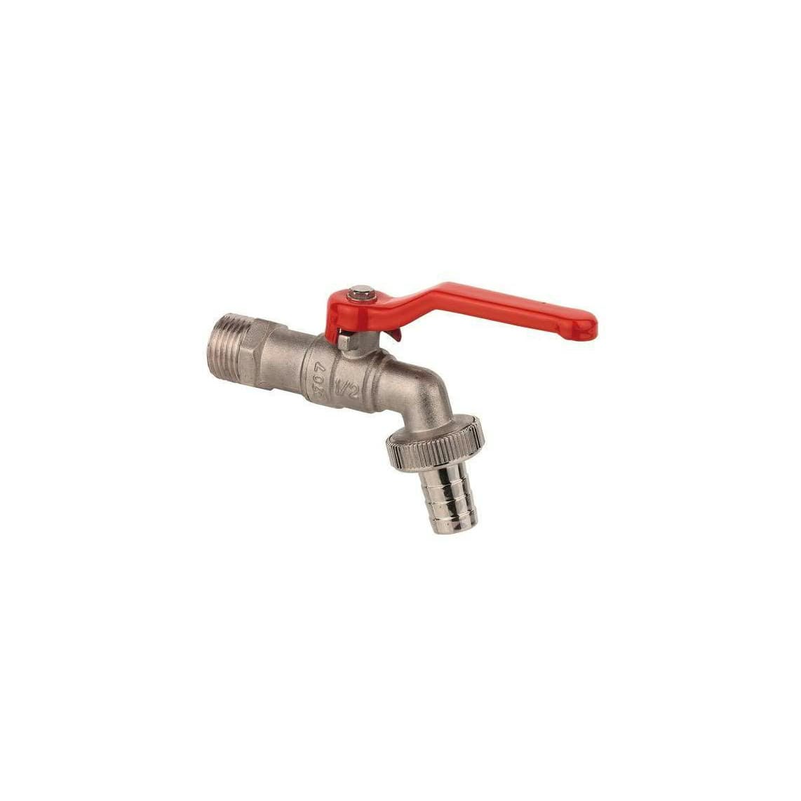 986189455 LT robinet à boisseau sphérique, nickelé, 1" M x 1 1/4" M x 1"T