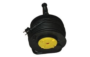 Enrouleur de câble - 4 x prise 2 pôles + T 16A avec clapets de protection - H07RN-F 3G2.5 - 25m