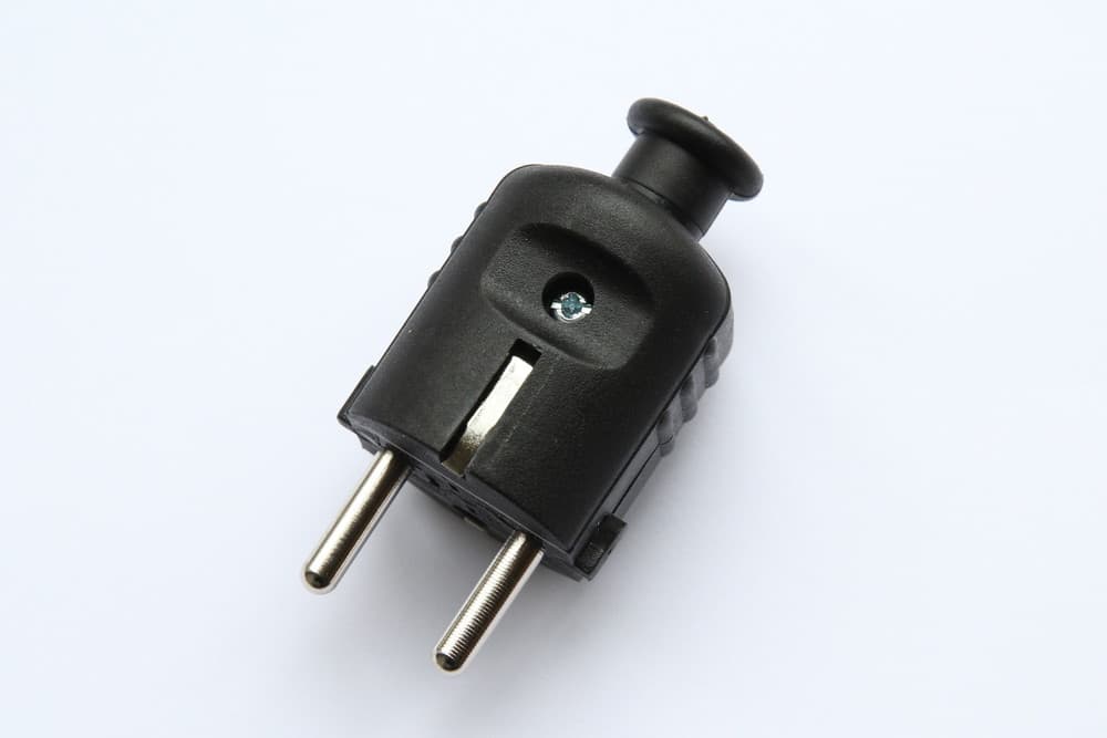 PRISE MÂLE BIP+T 16A NOIR