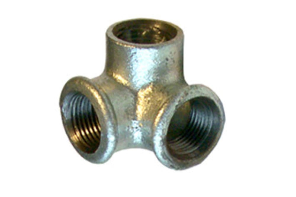 Coude à 3-voies galva fig.221 1/2"