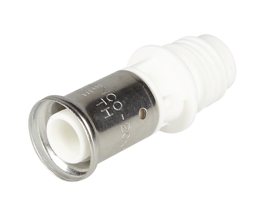 Henco départ pour collecteur à sertir droit D20 mm