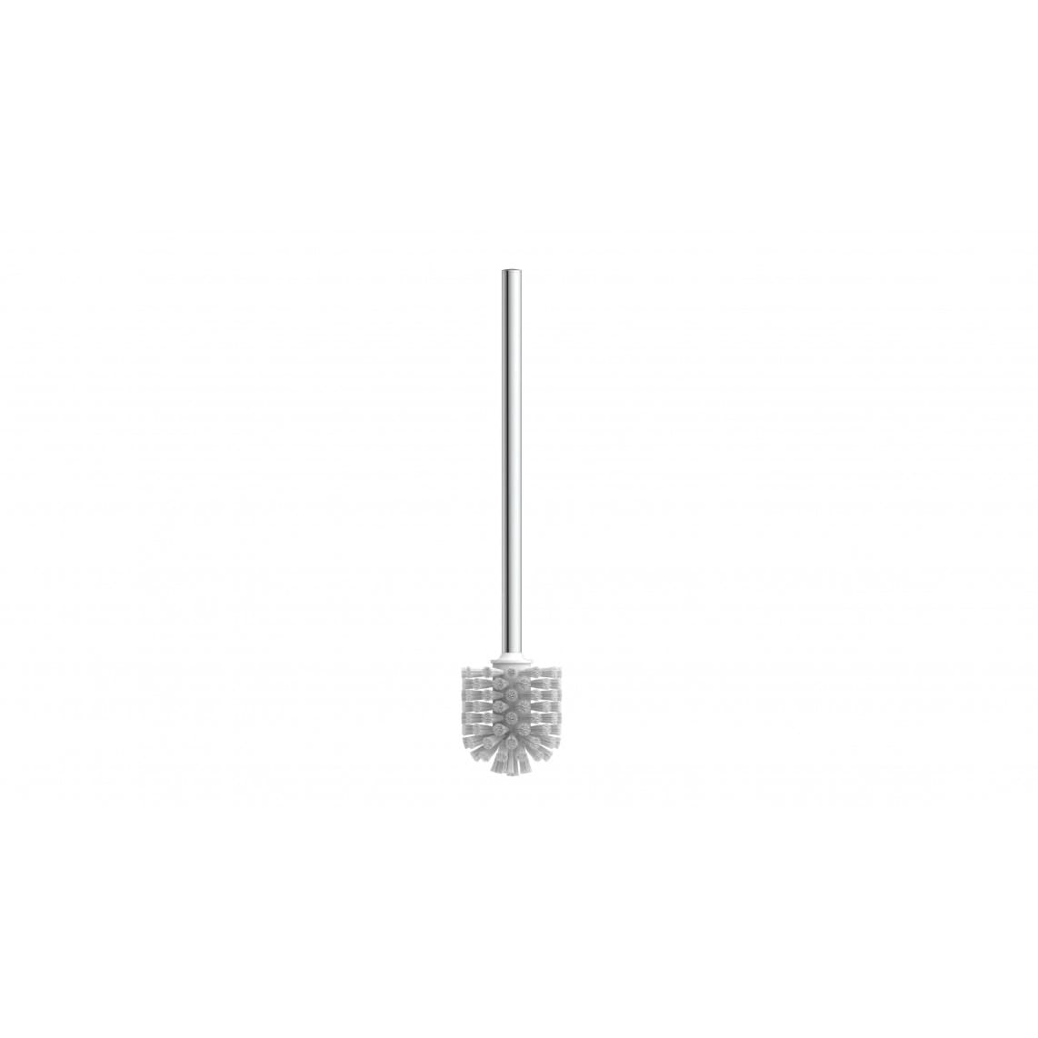 10016 LONDON Replacement toilet brush, chrome/white, with stem and brush head