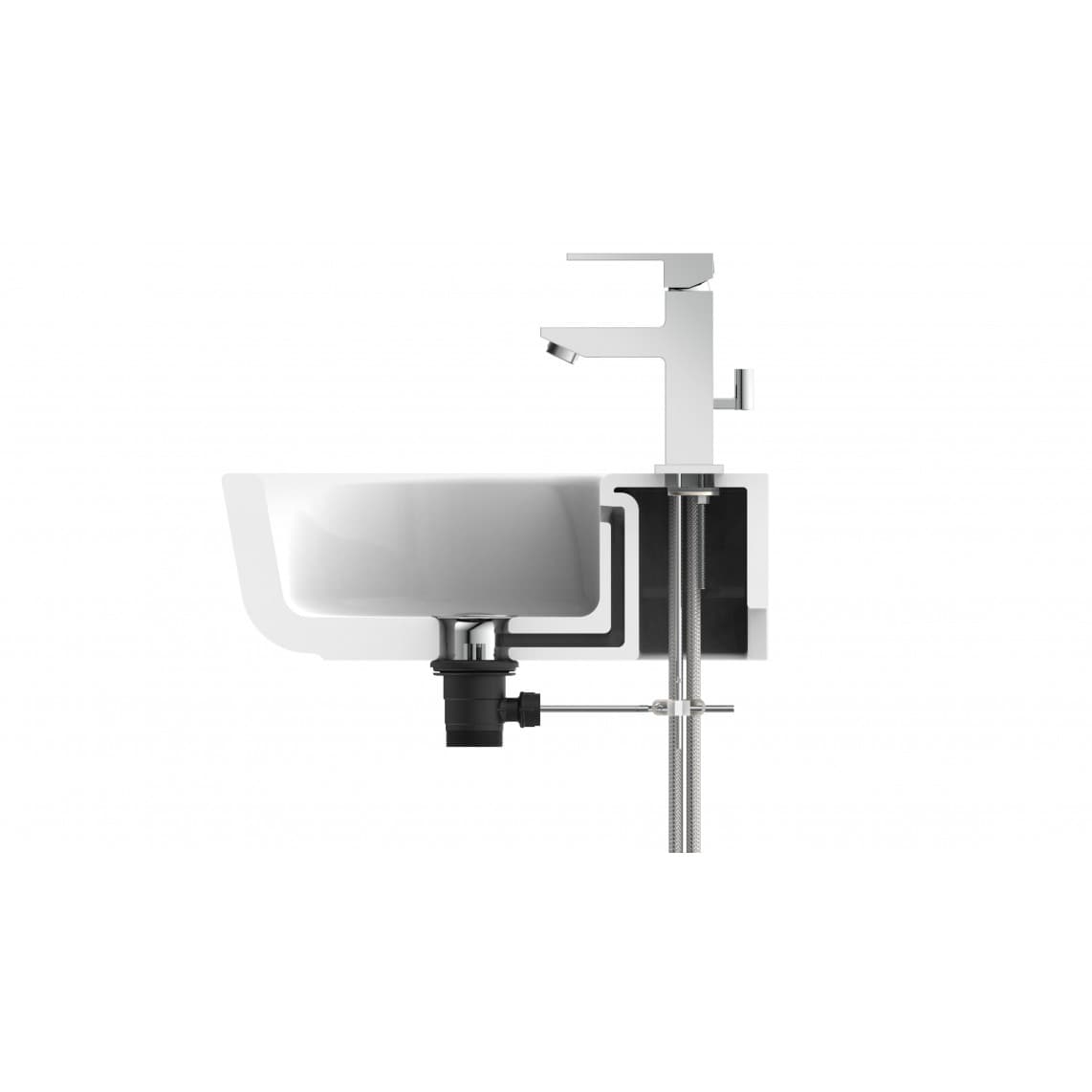 24110 TOKYO II Mitigeur lavabo, chromé
