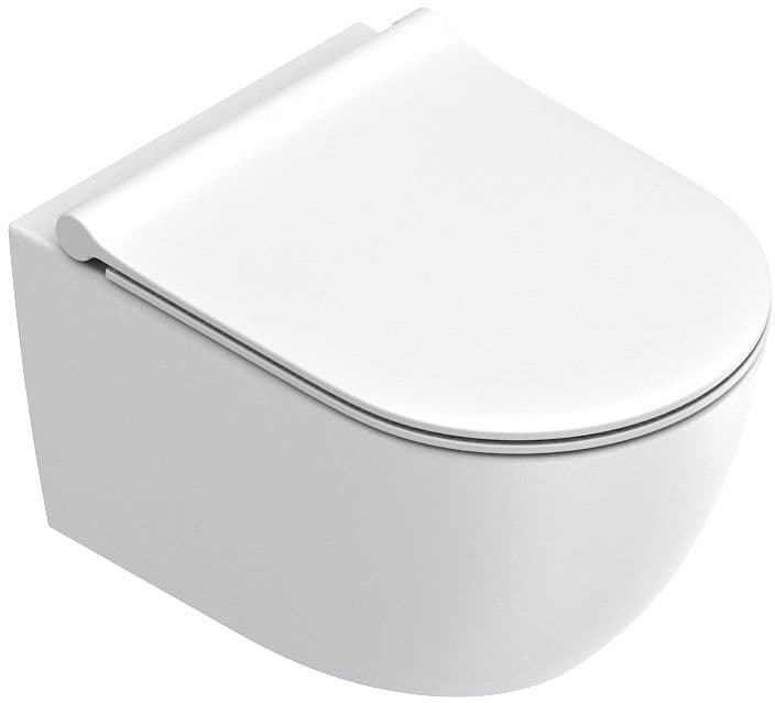 WC SUSPENDU SFERA 50 UP FIX CATALANO CATAGLAZE+ FIXATION INVISIBLE SILENTECH BLANC MAT