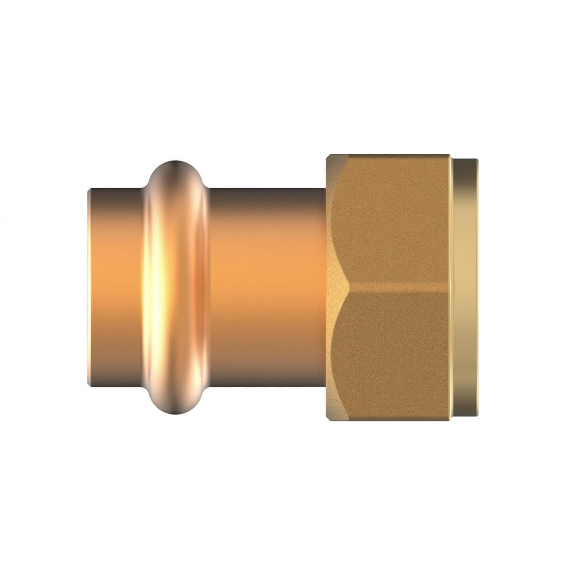 988628554 BR raccord de transition à serrer, vierge, 15 mm x 3/4" F, 1 manchon, (P4355)