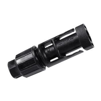 Fiche mâle PVC MC4 Noir