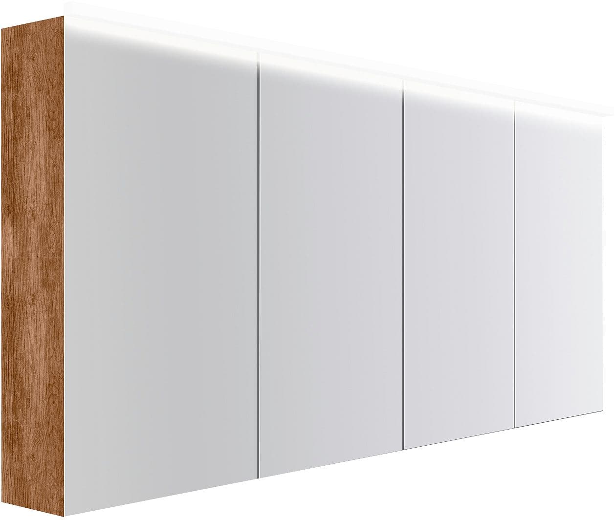 ARMOIRE TOILETTE COFFEE 4 PORTES 1800MM 4250K TECTONA DECOR CANNELLE