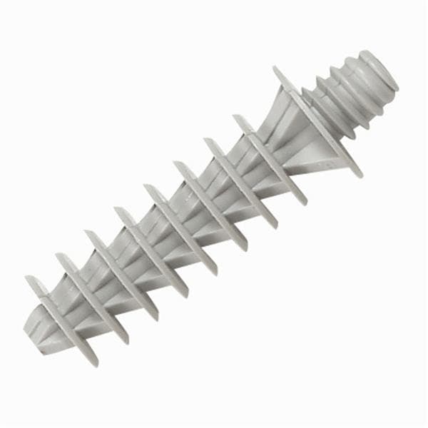 Chevilles à visser - Gris pour colliers colson - 6,6 x 7,5mm