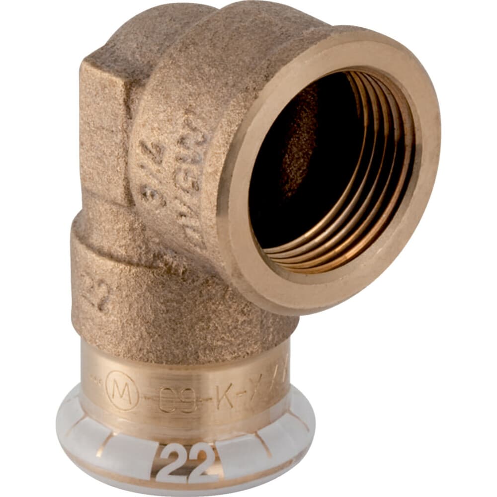 Geberit Mapress cuivre-eau équerre 90° avec filetage intérieur 28-4/4"F