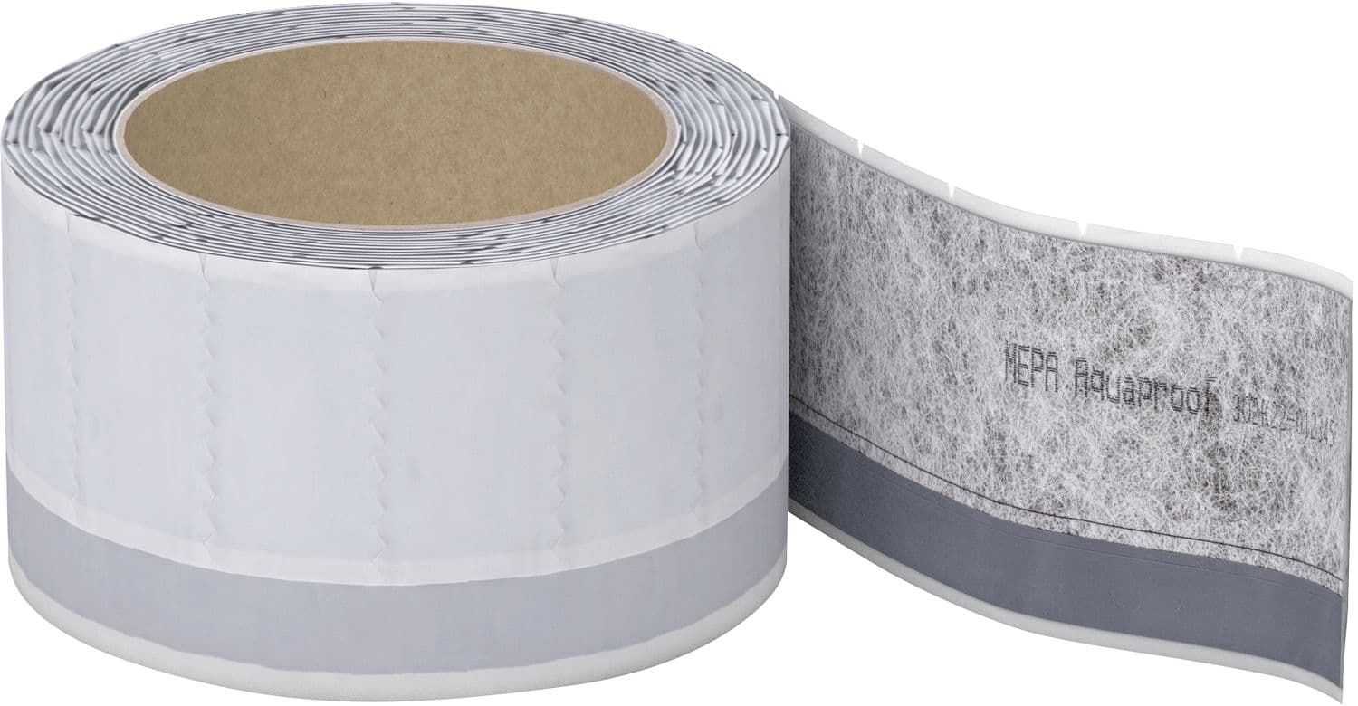 BANDE D'ETANCHEITE AQUAPROOF MEPA POUR DOUCHE+BAIN 4 METRE