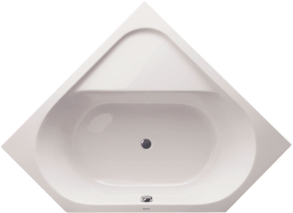 BAIN D'ANGLE SANS PIEDS D_CODE DURAVIT 140-140CM BLANC CENTRE
