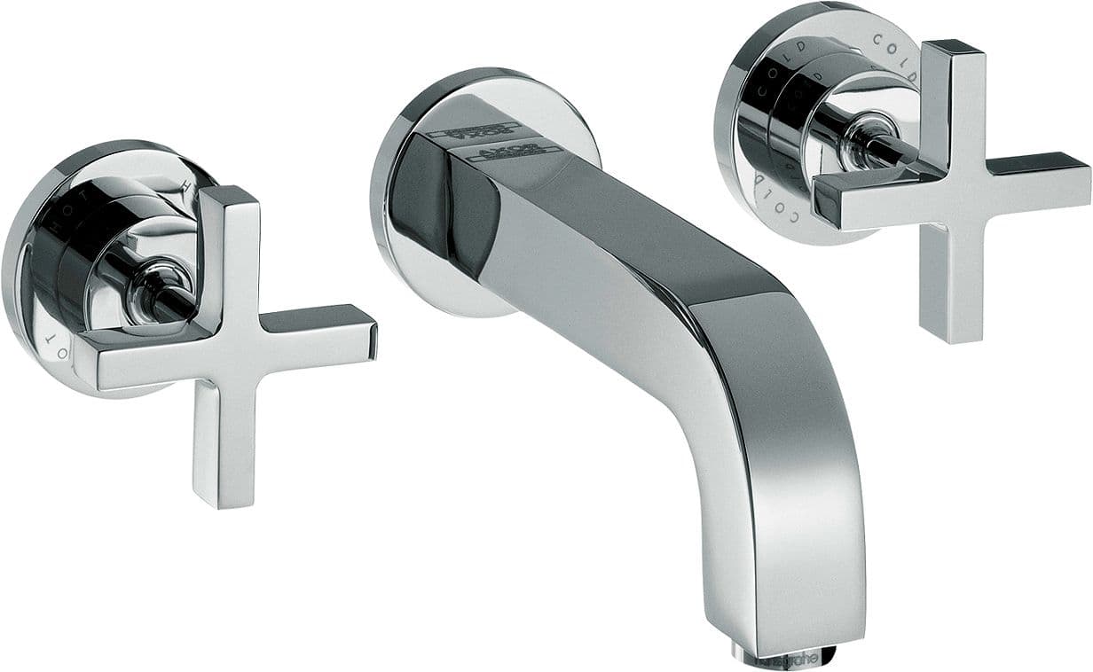 SET DE FINITION MELANGEUR MURAL CITTERIO HANSGROHE CHROME