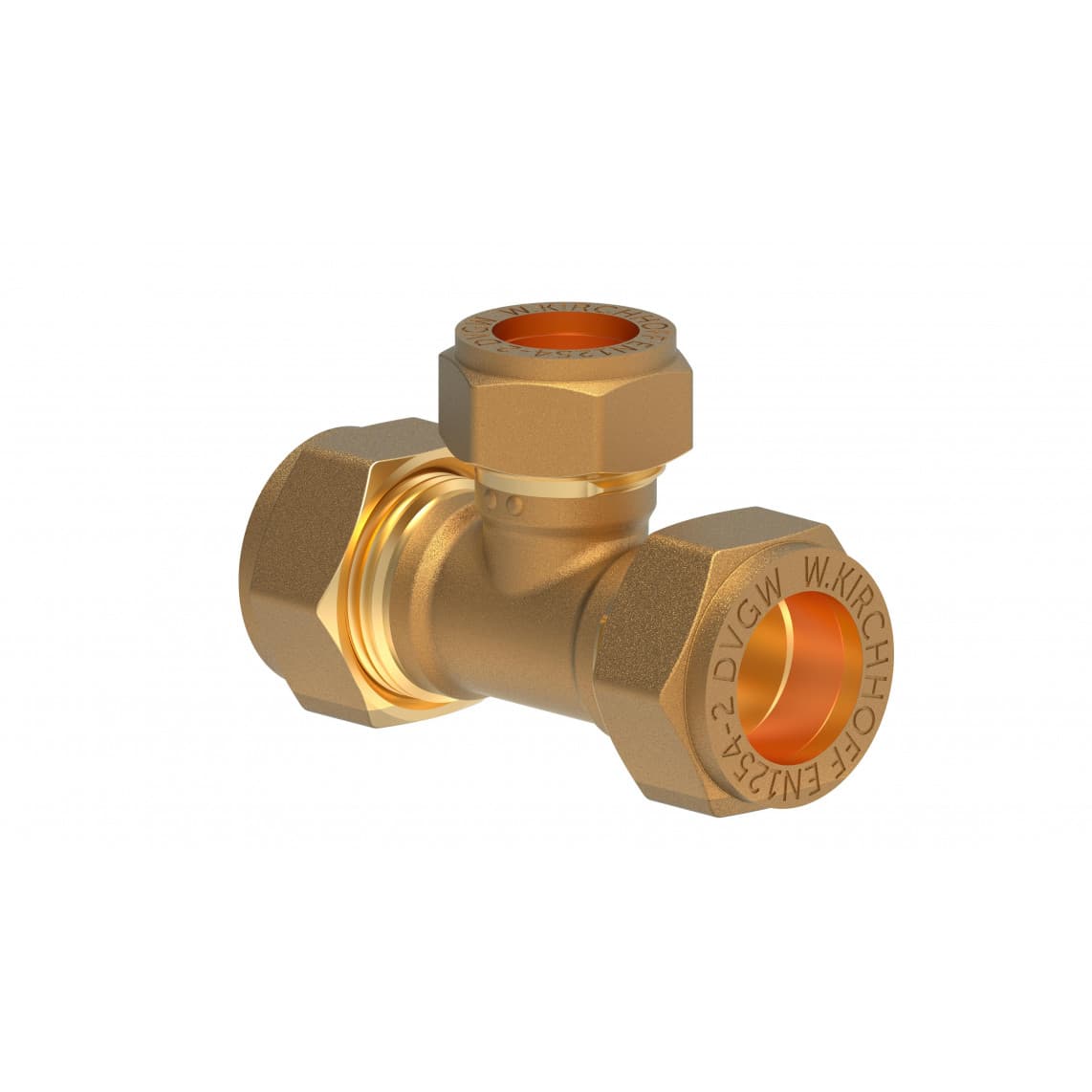 989453517 LT Té de réduction, vierge, 18 mm x 15 mm x 18 mm, raccord à serrer pour tube en cuivre