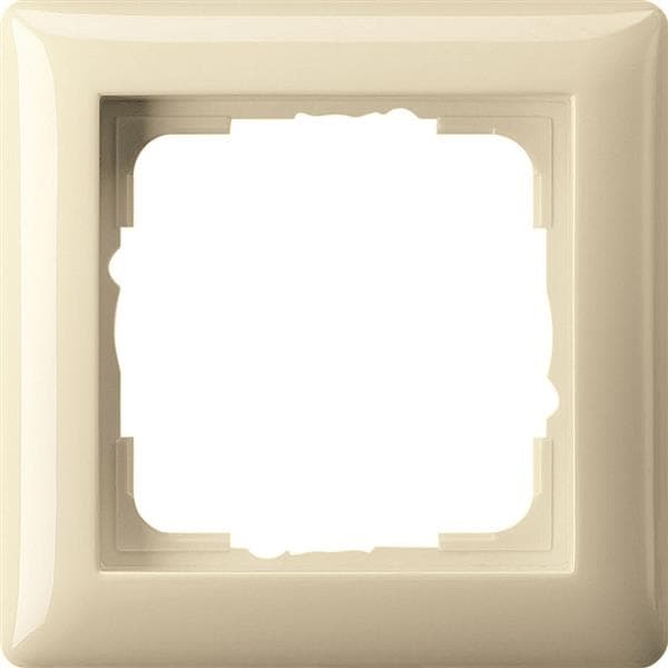 Cadre de finition Gira standard 55 Blanc crème brillant