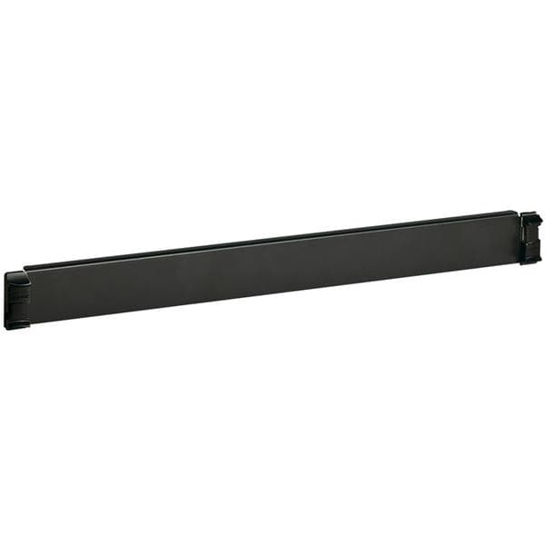 Plaque obturateur métal 1U 19 Noir