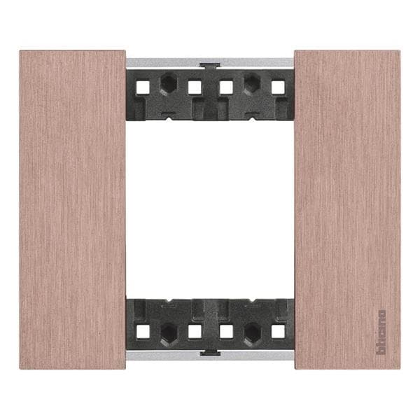 LNow plaque 2 modules Copper pour support référence K4702