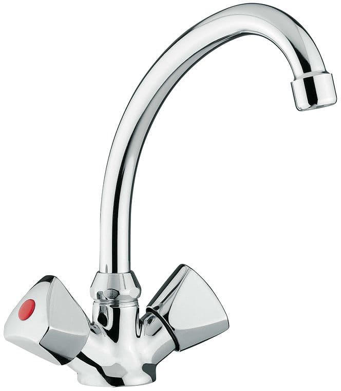MELANGEUR DE LAVABO LAGUNA OEILLET BEC MOBILE CHROME