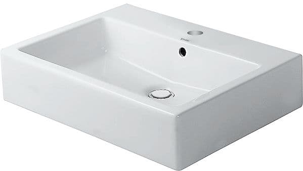 LAVABO VERO DURAVIT 80CM + TROU ROBINET BLANC