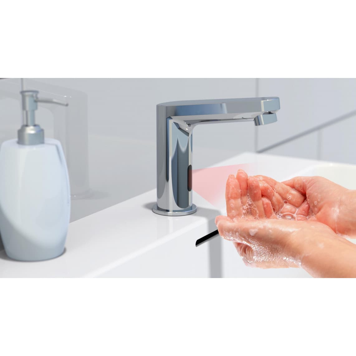 99100 VITAL Sensor wastafelkraan, chroom