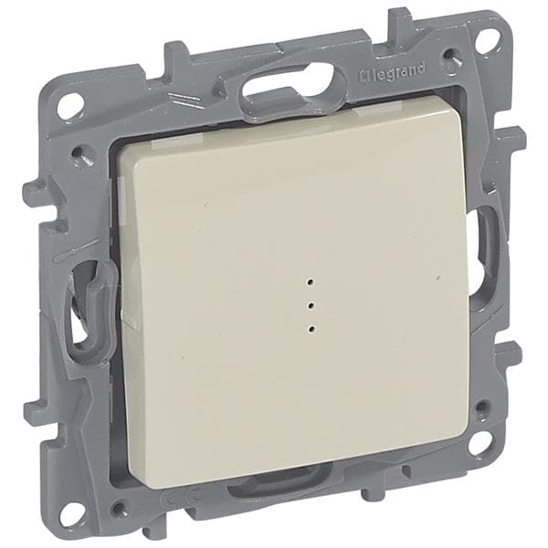 Niloé interrupteur 2 directions à voyant 10AX 250V Crème à griffes