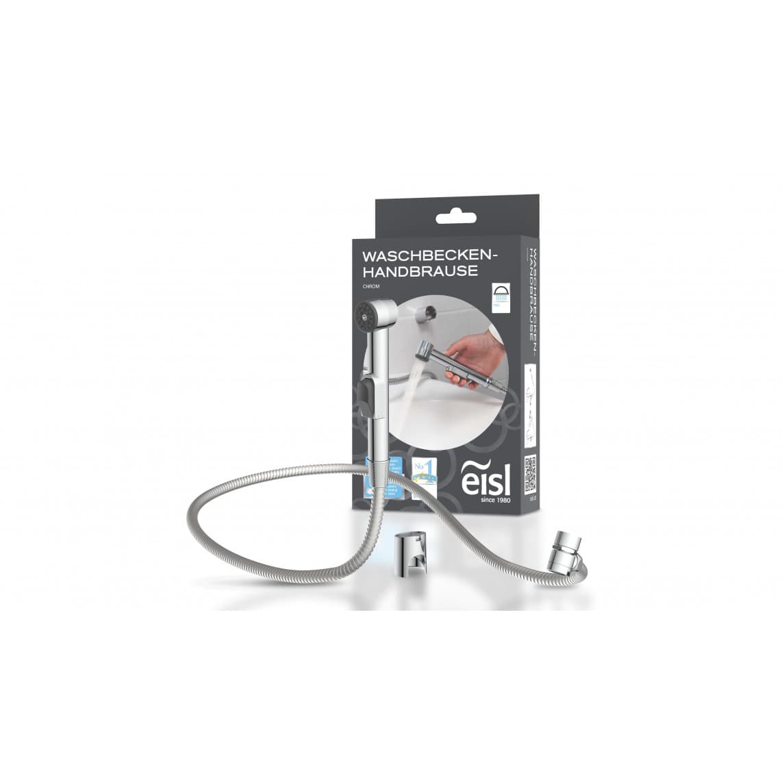 DX22 Wastafel handdouche set, chroom