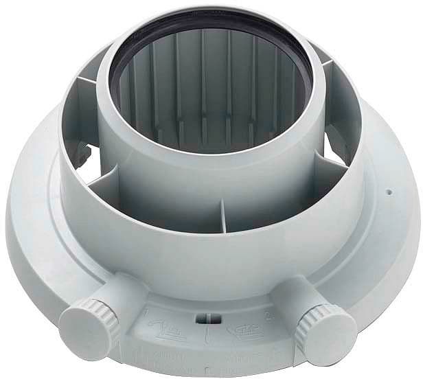 ADAPTATEUR 80/125 POUR ISOTWIN-THEMAFAST-THEMAPLUS-THEMA CONDENS AS BULEX