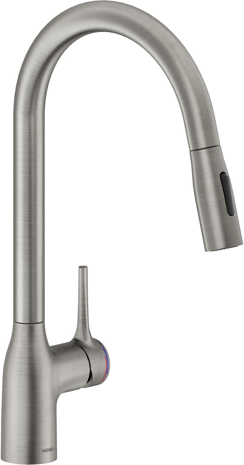 MITIGEUR CUISINE MANIA NOBILI +DOUCHETTE 2-JET RVS