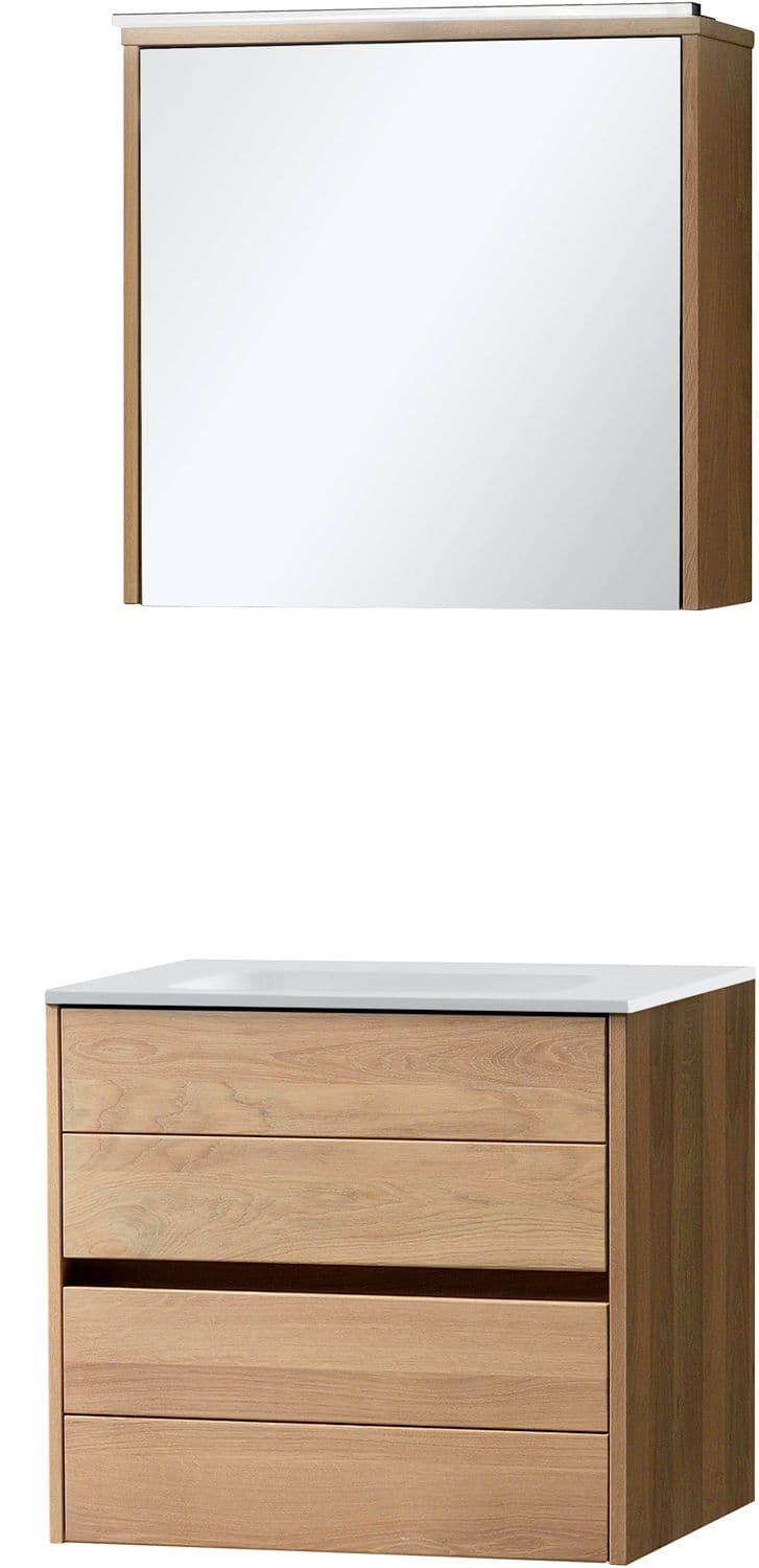 MEUBLE MOLTO CHENE MASSIF 70 SOLID ARMOIRE TOILETTE