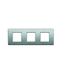 Plaque Light Tech 3 x 2 modules hor / entraxe71mm / 230 x 80mm