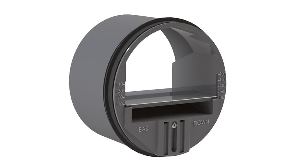 Ventilair RDR125 50-100 régulateur de débit 50-100m³h D125